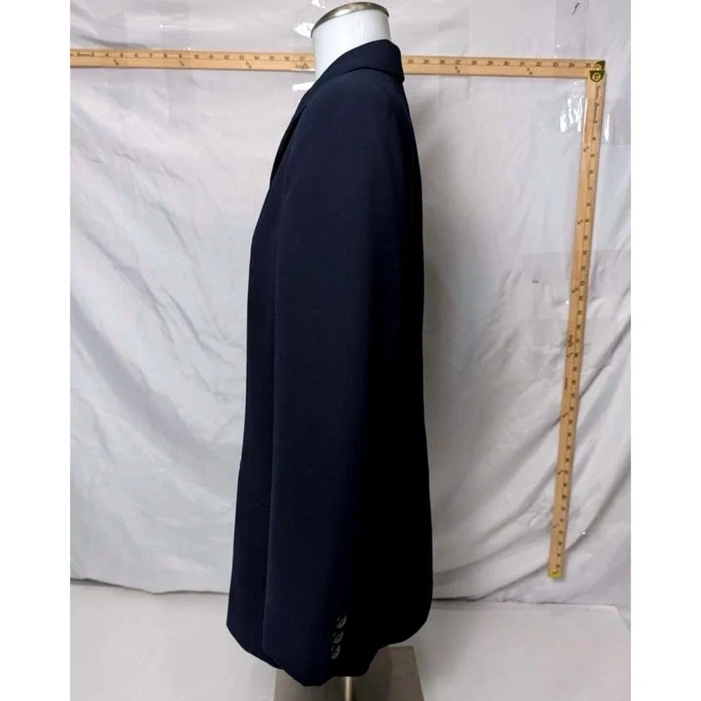 Pendleton ~ Blazer Women's Size 10 ~‎ Navy Blue/Three Button ~ Solid Polyester